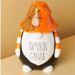 New Rae Dunn Pumpkin Carver Gnome Canister